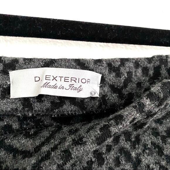 D. Exterior Wool Blend Herringbone Skirt Size XS - Picture 4 of 7